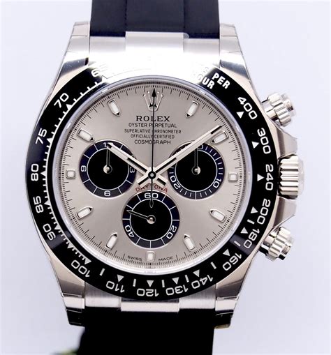 rolex daytona bracelet nato|rolex daytona 18k white gold.